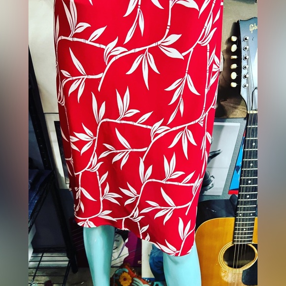 ❤️NWOT DEAD STOCK VINTAGE RED ASIAN DRESSES SIZE: SMALL & M/L - Picture 5 of 10